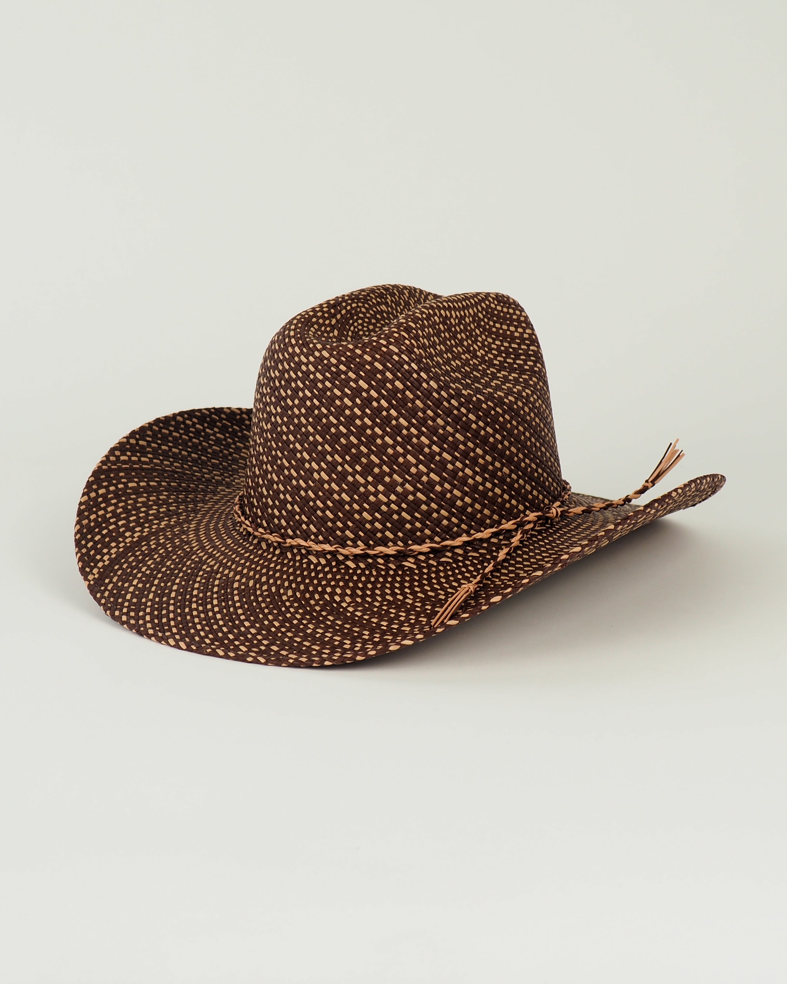 Western Hat in Brown Twist - CLYDE