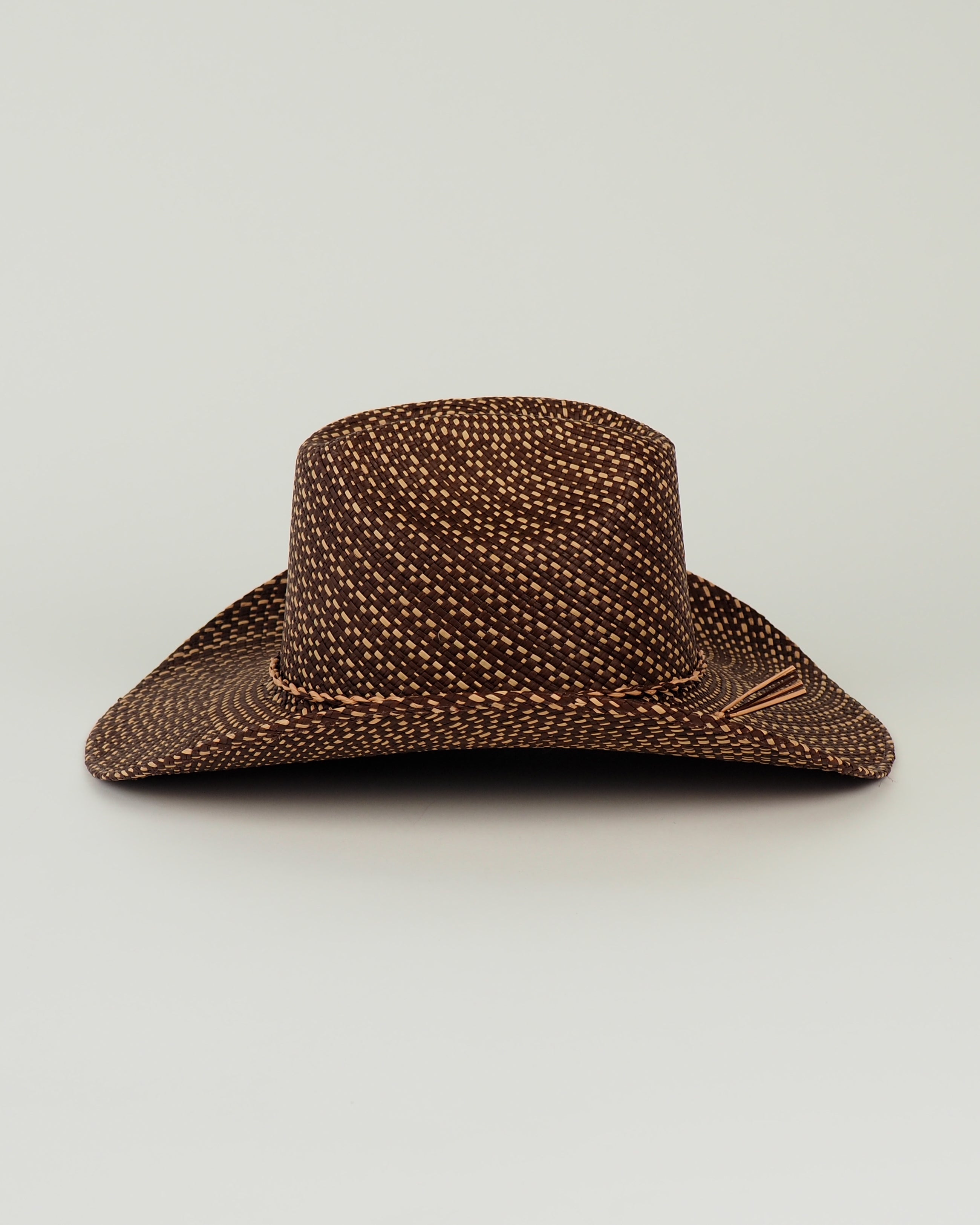 Western Hat in Brown Twist - CLYDE