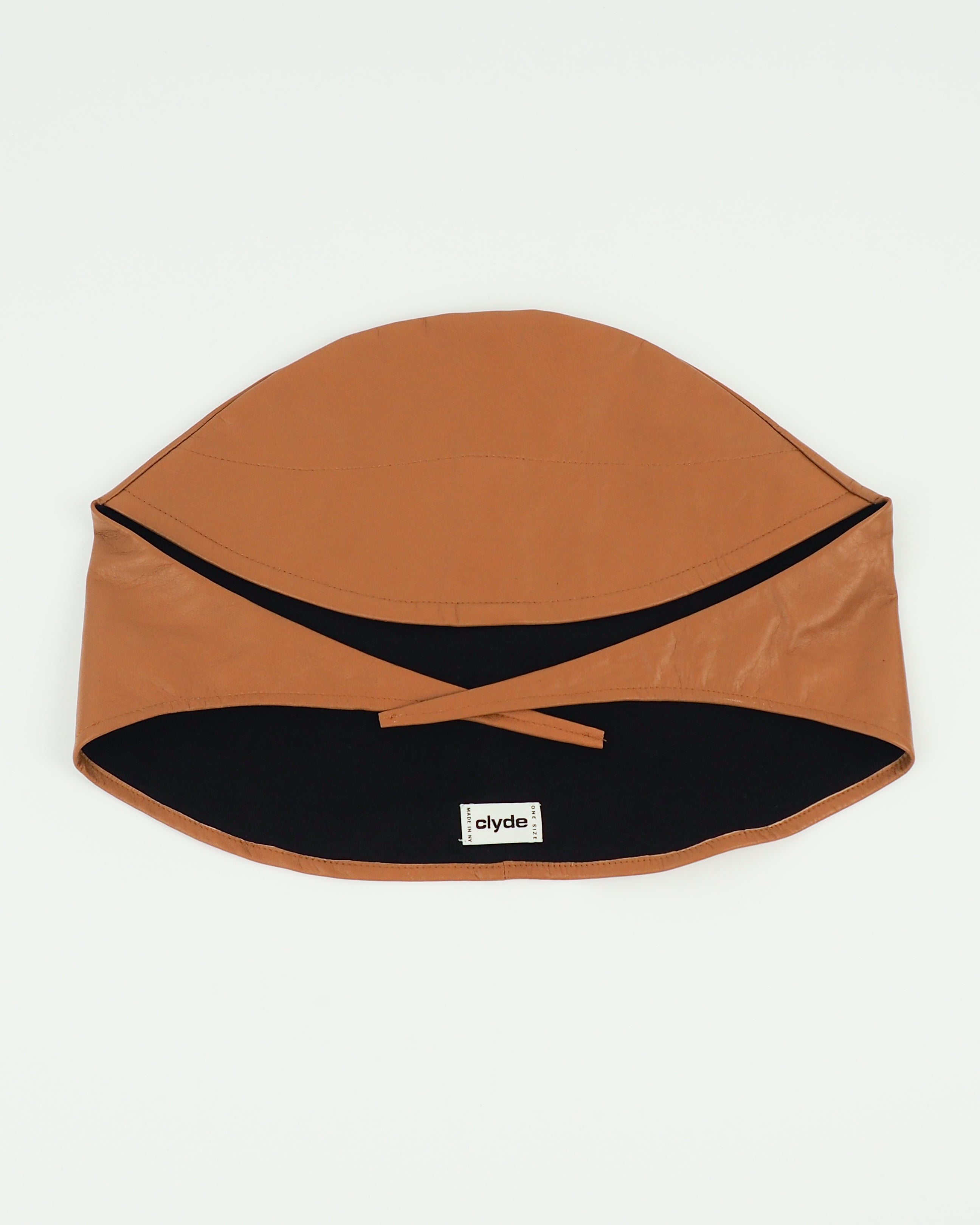 Bonnet in Tan Lambskin - CLYDE
