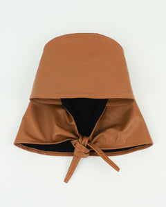 Bonnet in Tan Lambskin - CLYDE