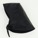 Bonnet in Black Lambskin - CLYDE