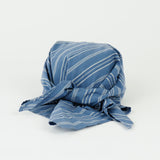 Brim Scarf in Blue Stripe Poplin - CLYDE