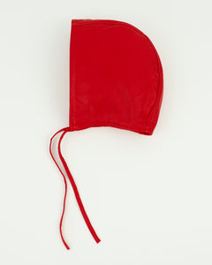 Volo Hat in Perforated Racer Red Lambskin - CLYDE