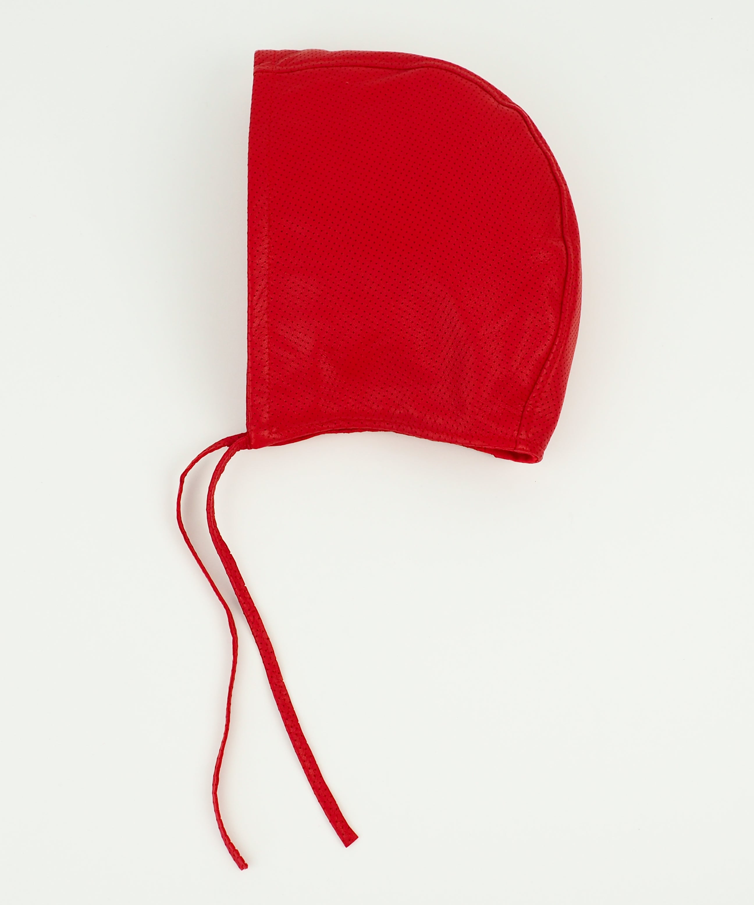 Volo Hat in Perforated Racer Red Lambskin - CLYDE