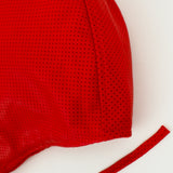 Volo Hat in Perforated Racer Red Lambskin - CLYDE