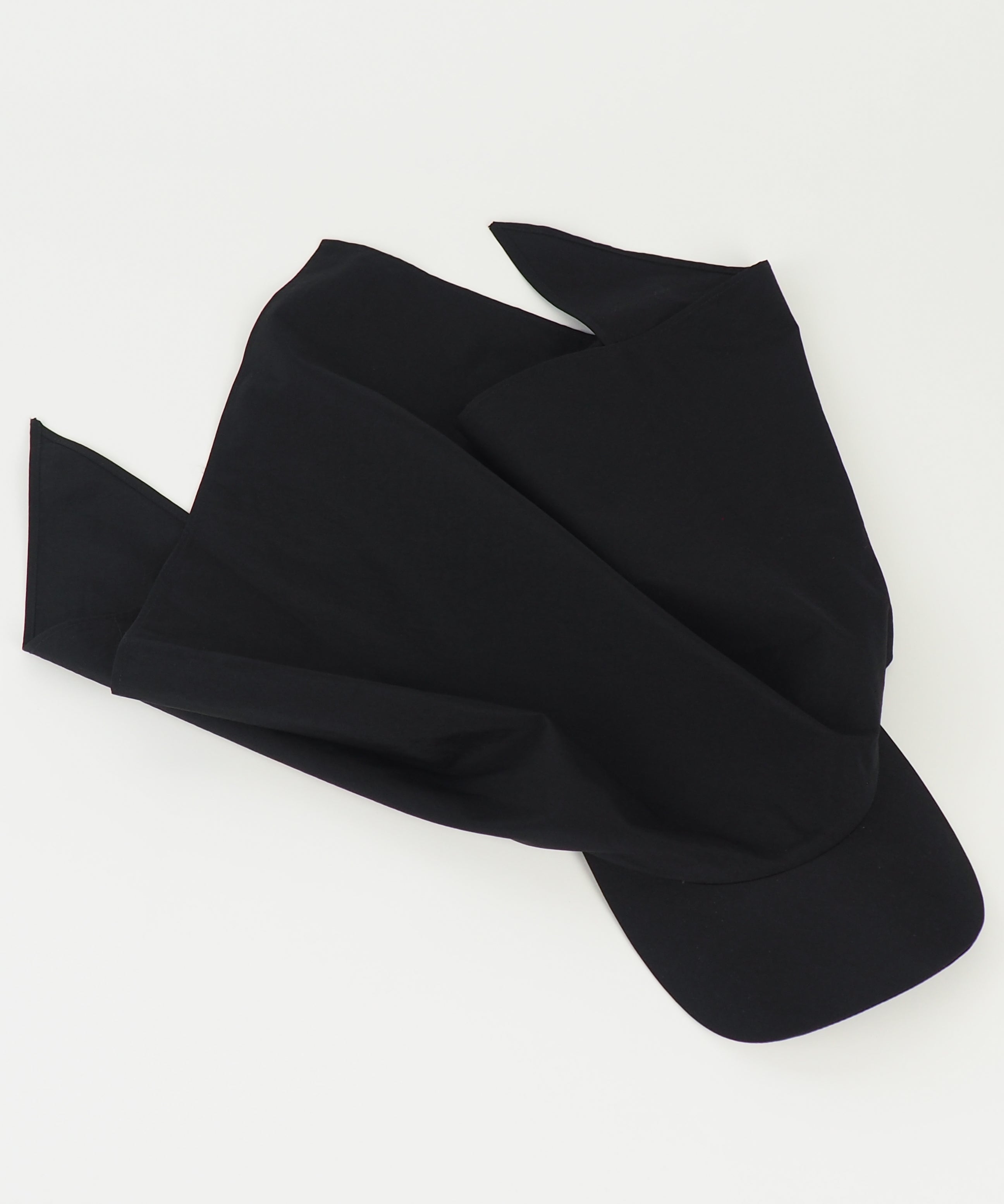 Brim Scarf in Black Nylon - CLYDE