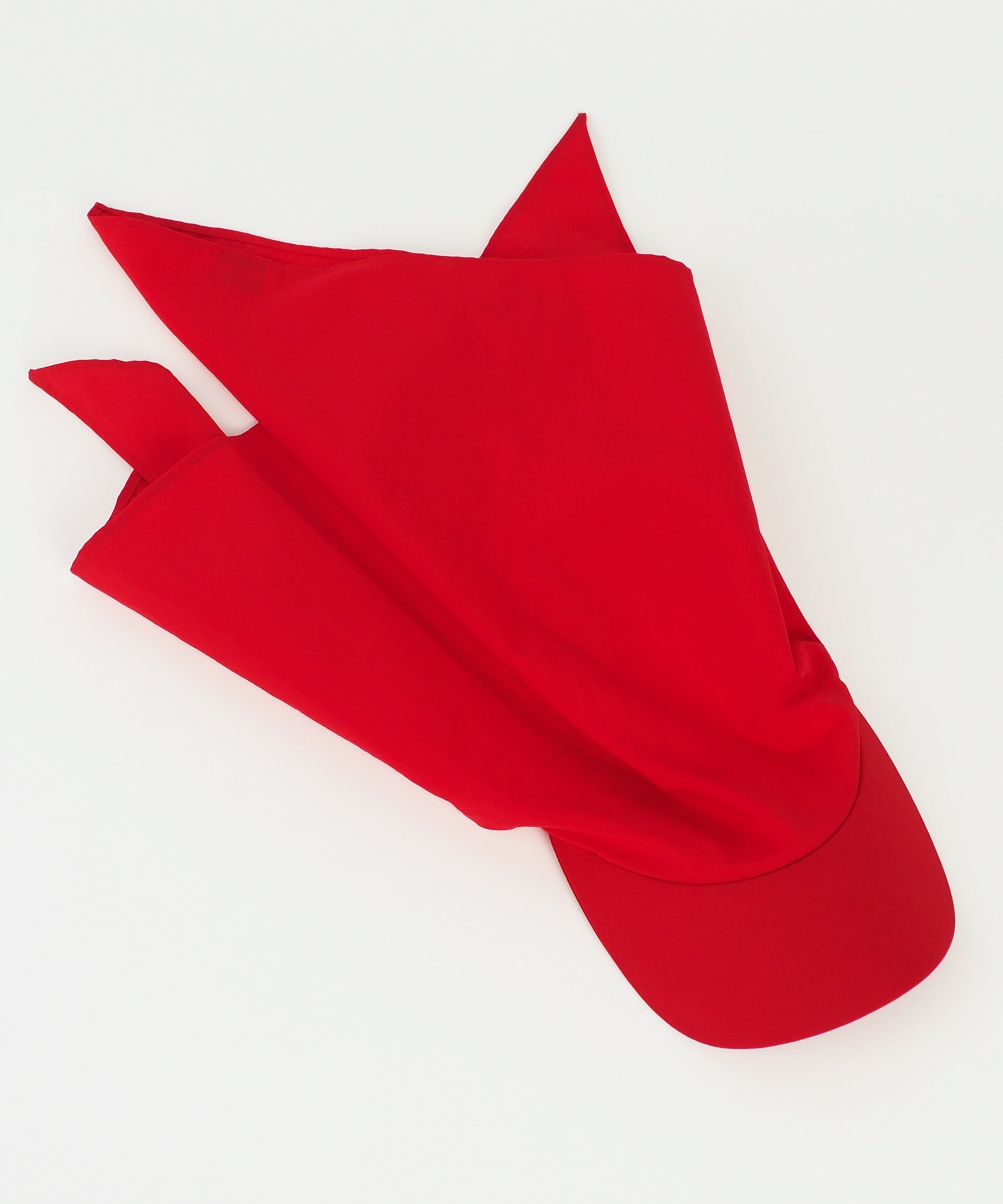 Brim Scarf in Red Nylon - CLYDE