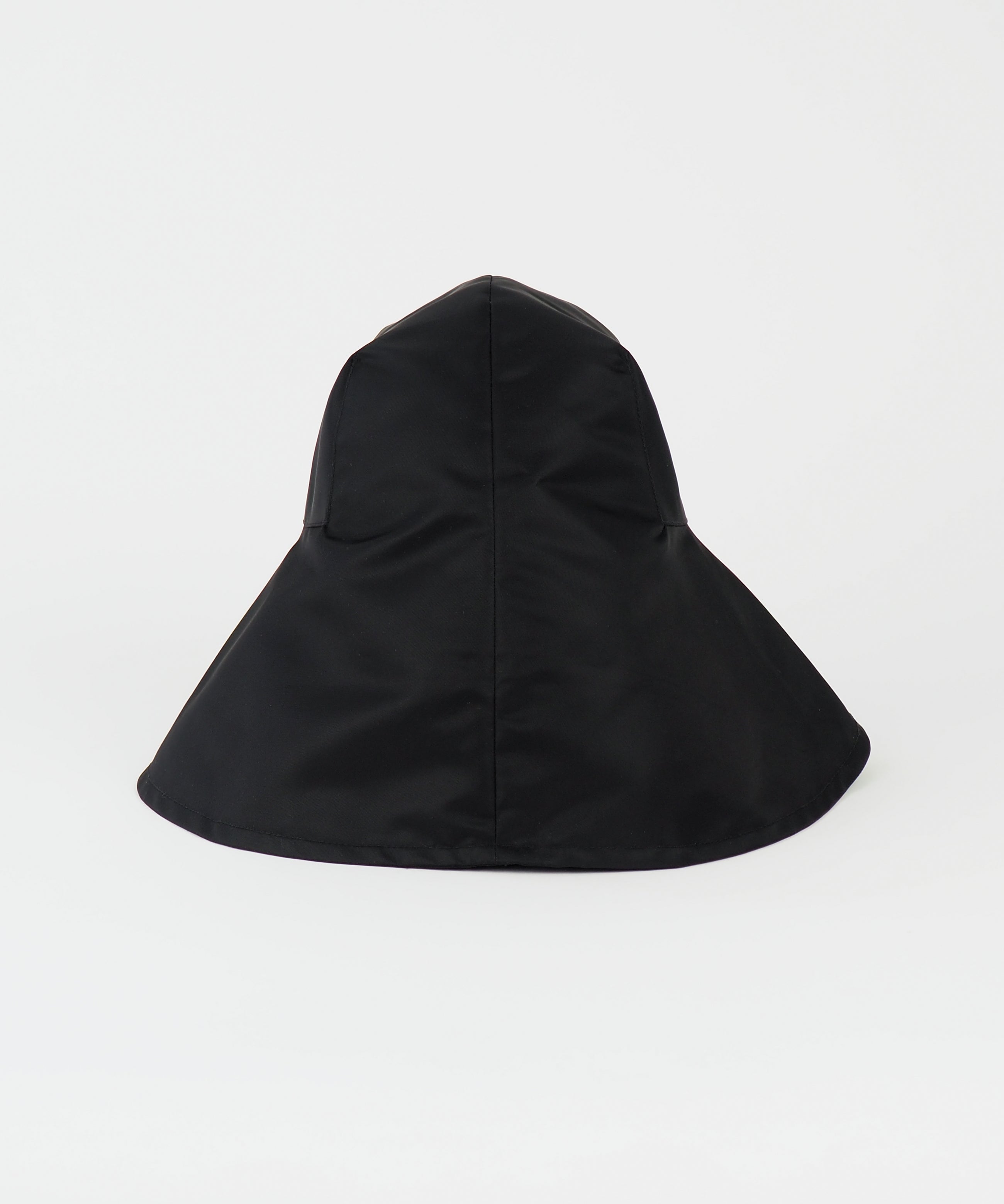 Iona Hat in Black Flight Satin - CLYDE