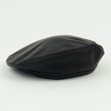 Lambskin Beret in Black - CLYDE