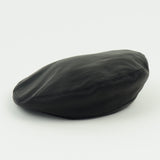 Lambskin Beret in Black - CLYDE