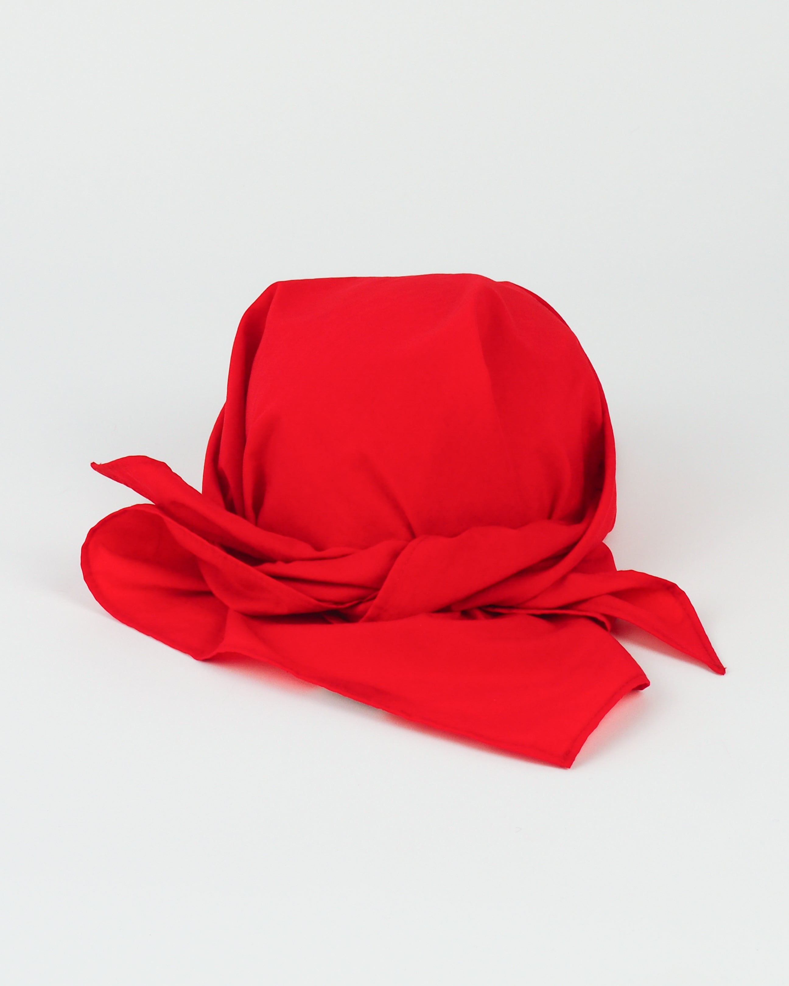 Brim Scarf in Red Nylon - CLYDE