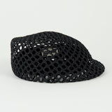 Net Beret in Black Toyo - CLYDE