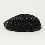 Net Beret in Black Toyo - CLYDE