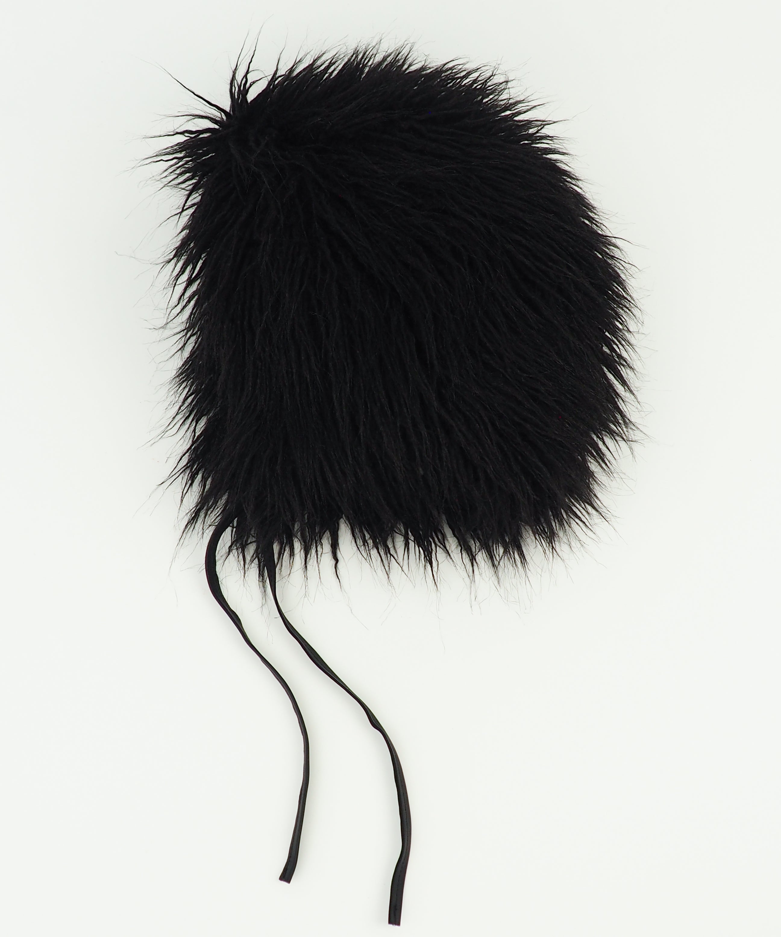 Creature Hat in Black Faux Yak - CLYDE