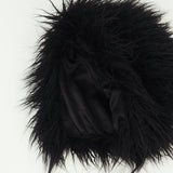 Creature Hat in Black Faux Yak - CLYDE