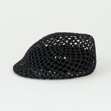 Net Beret in Black Toyo - CLYDE