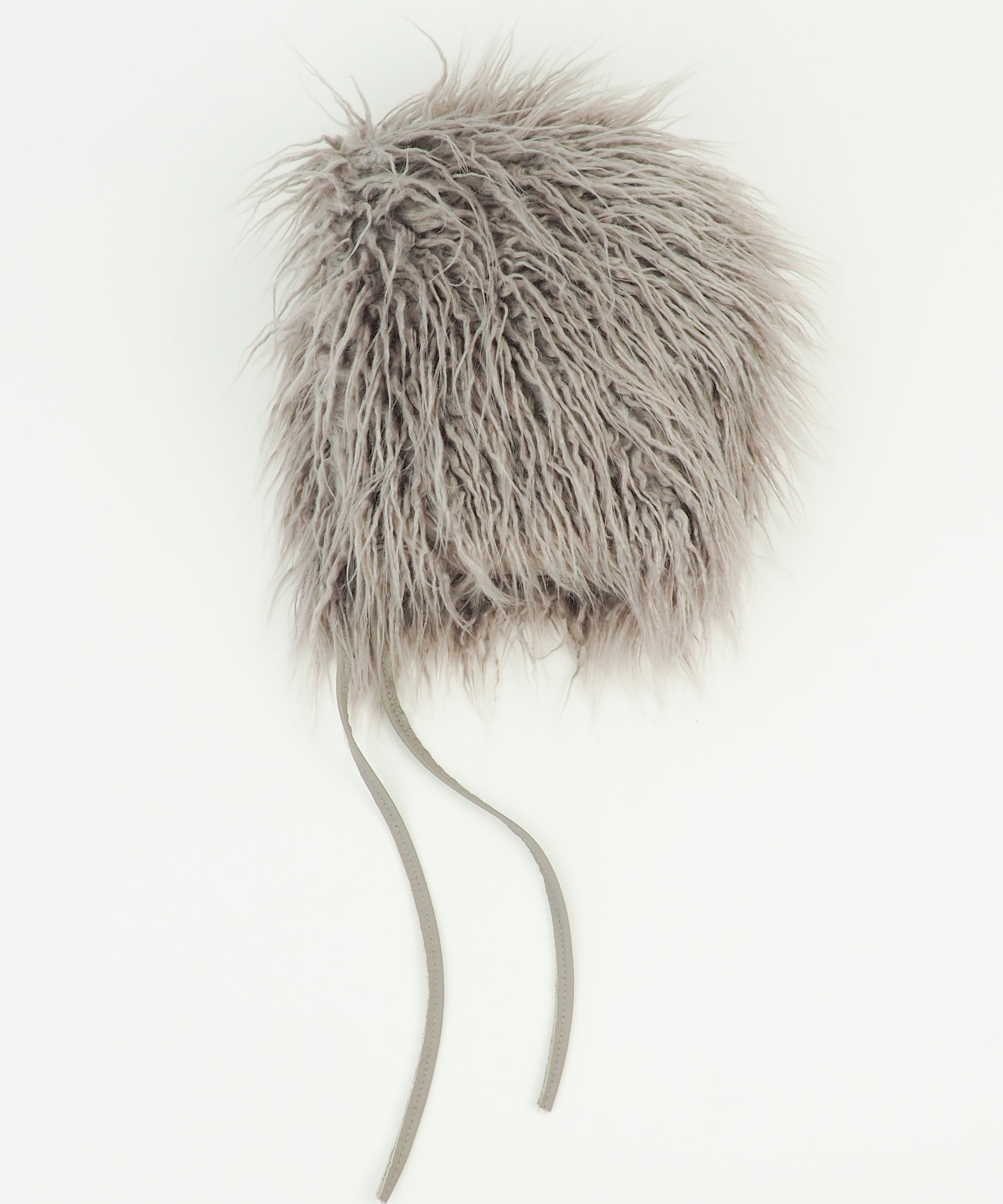 Creature Hat in Gray Faux Yak - CLYDE