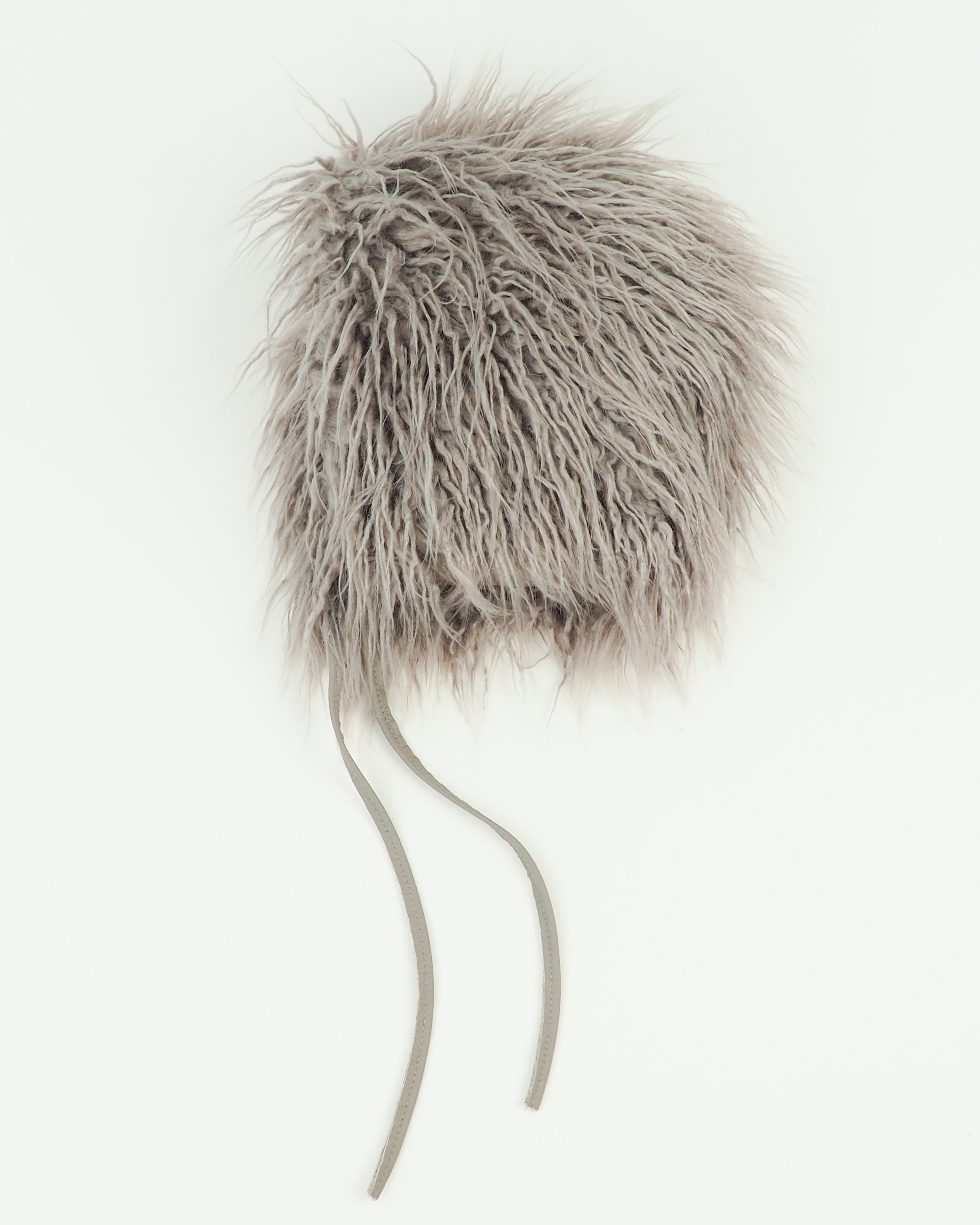 Creature Hat in Gray Faux Yak - CLYDE