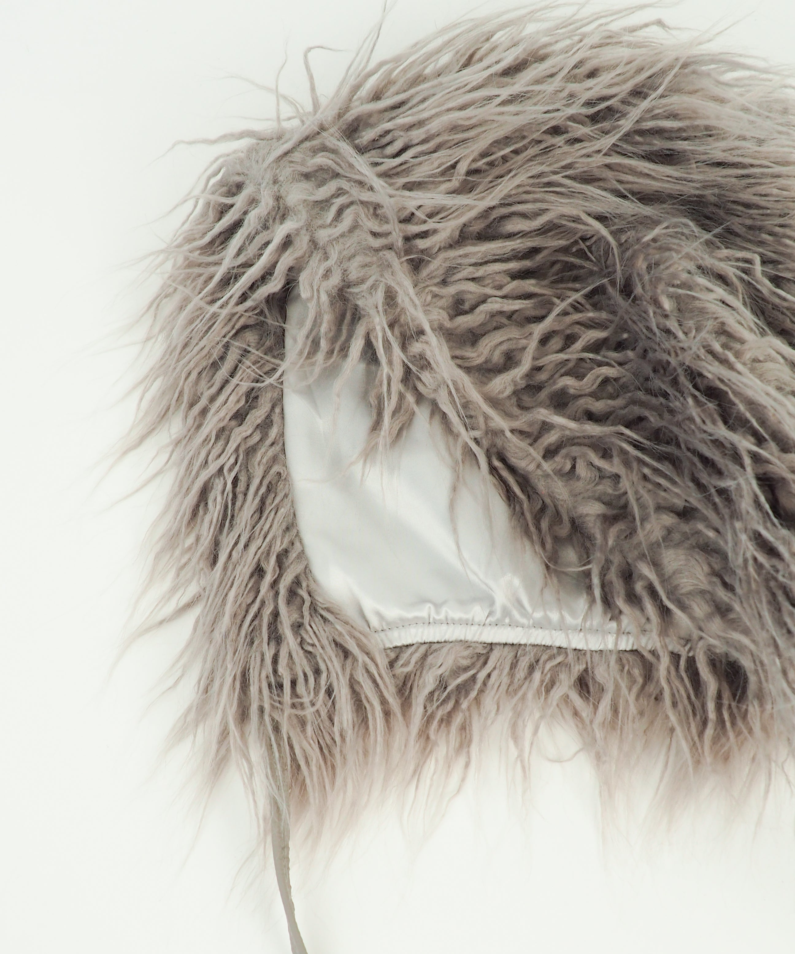 Creature Hat in Gray Faux Yak - CLYDE
