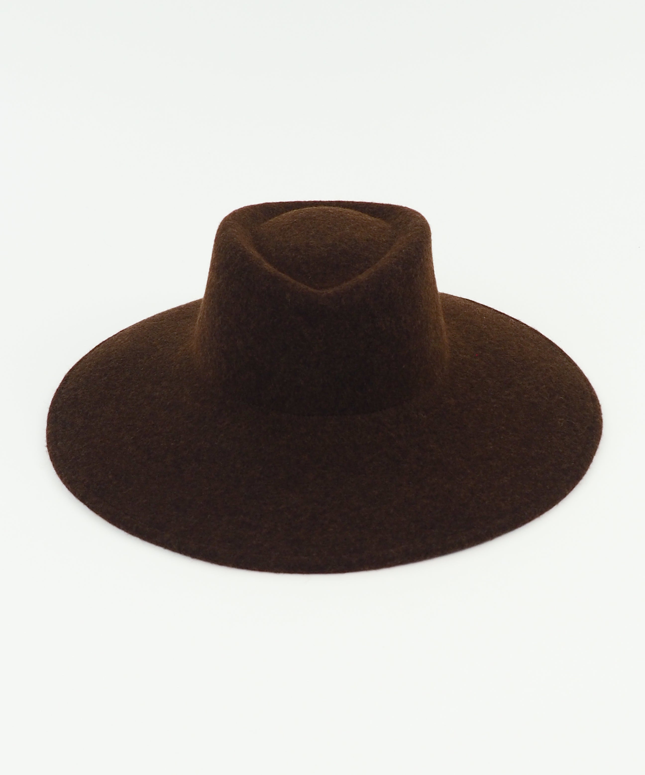 Dai Hat in Brown Melange Wool - CLYDE