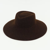 Dai Hat in Brown Melange Wool - CLYDE