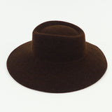 Dai Hat in Brown Melange Wool - CLYDE