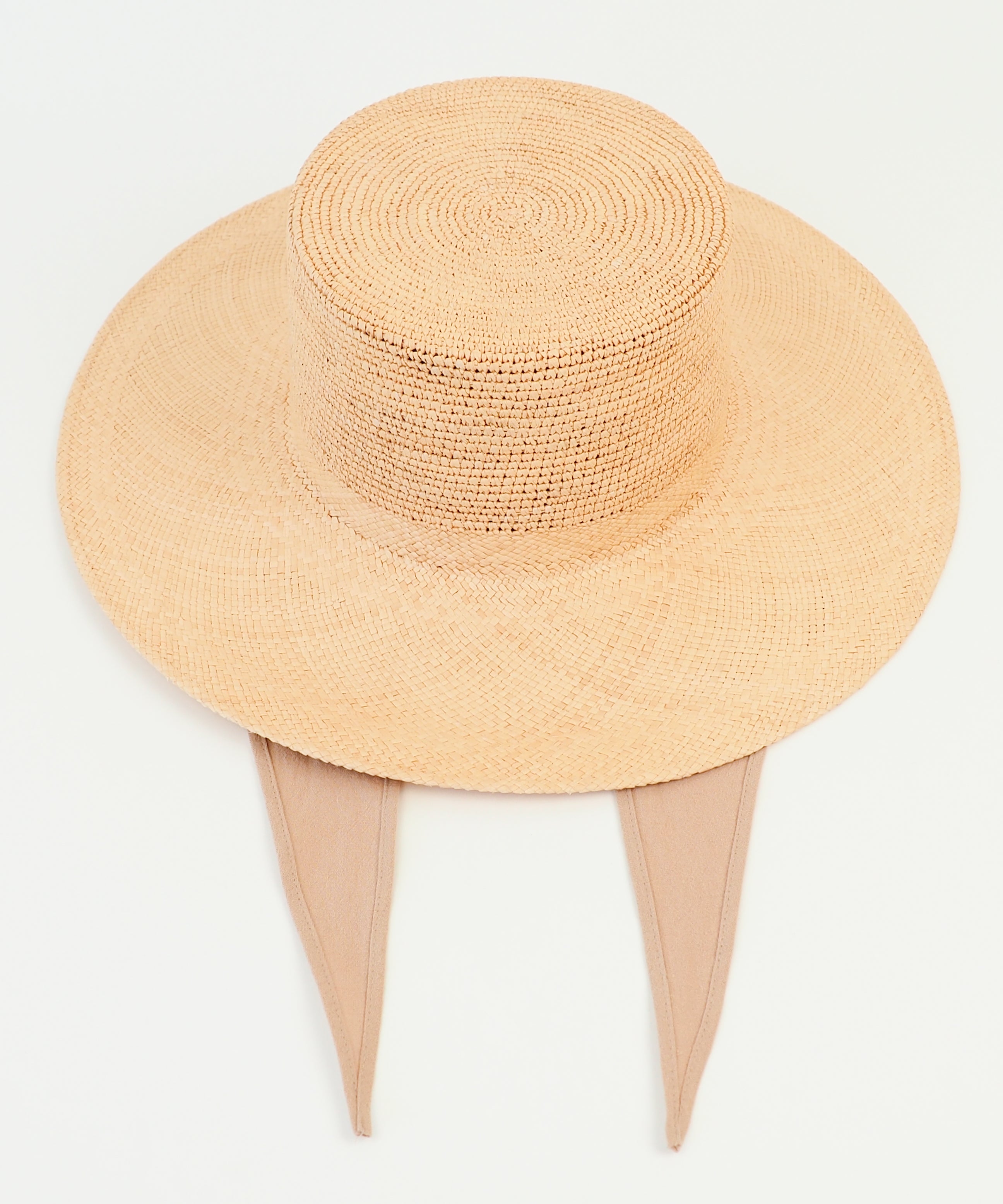 Cielo Hat w. Shade in Tan Toquilla Straw - CLYDE