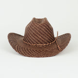 Western Hat in Brown Twist - CLYDE