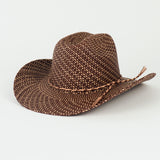 Western Hat in Brown Twist - CLYDE