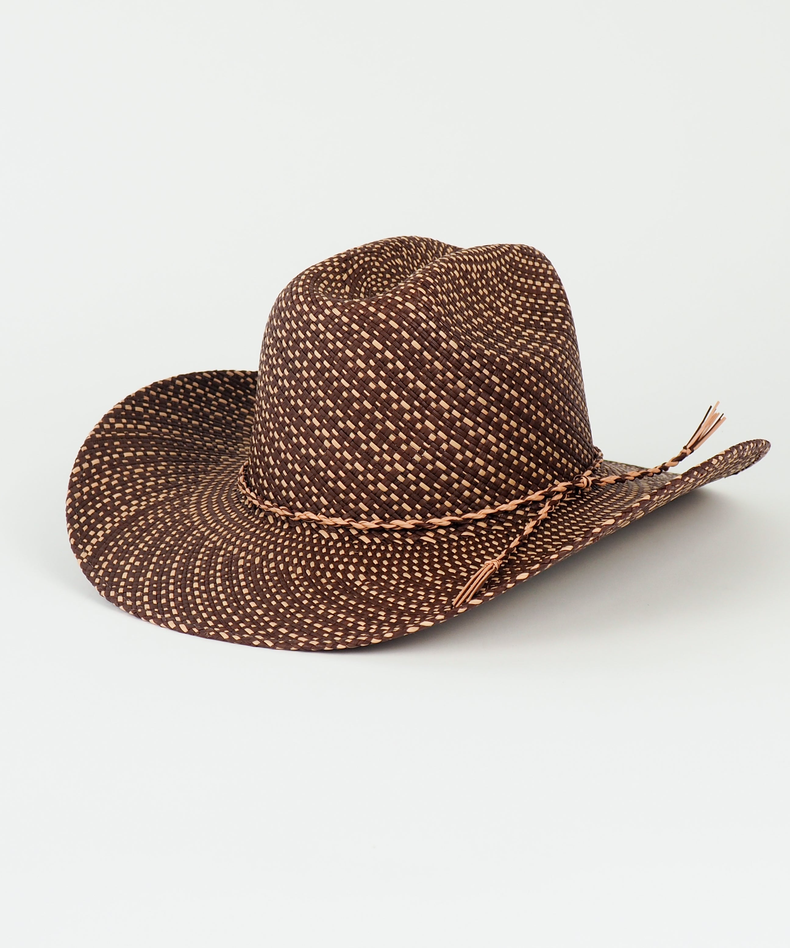 Western Hat in Brown Twist - CLYDE
