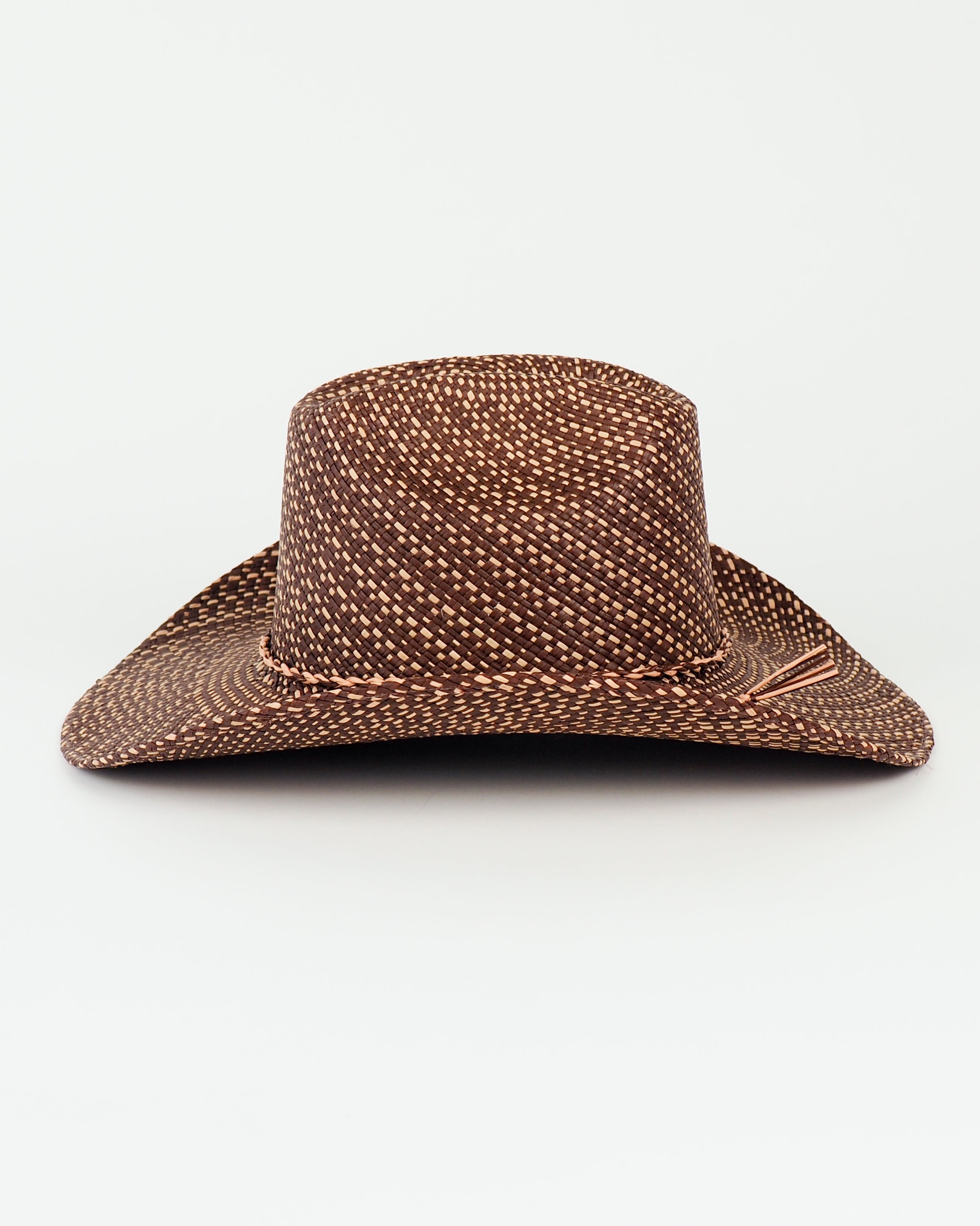 Western Hat in Brown Twist - CLYDE