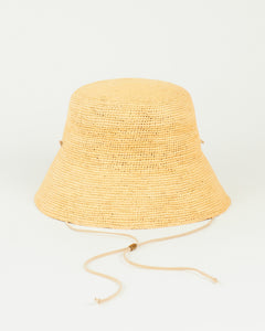 Aries Hat in Tan Toquilla Straw - CLYDE