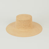 Cielo Hat in Tan Toquilla Straw - CLYDE