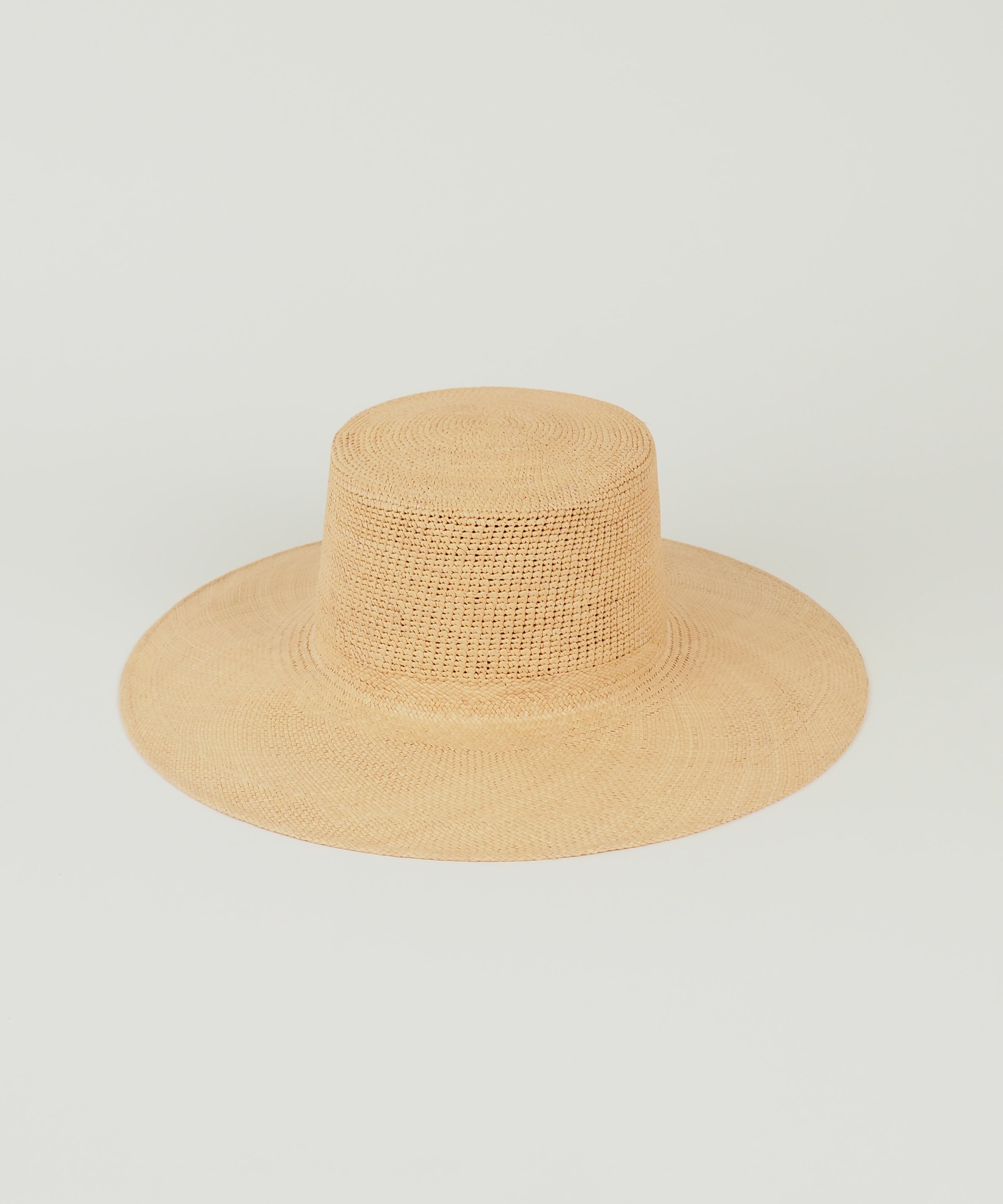 Cielo Hat in Tan Toquilla Straw - CLYDE