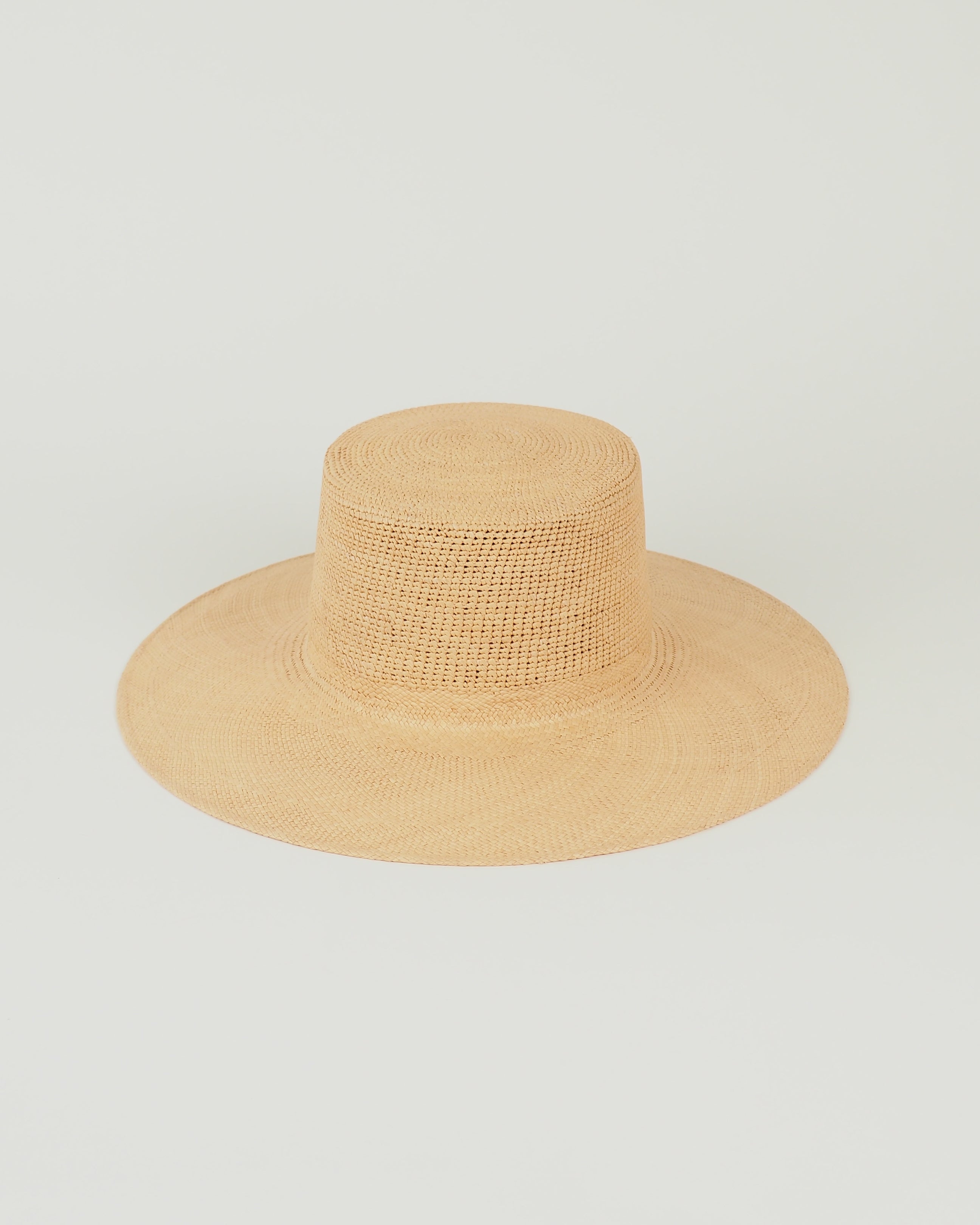 Cielo Hat in Tan Toquilla Straw - CLYDE
