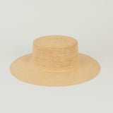 Cielo Hat in Tan Toquilla Straw - CLYDE