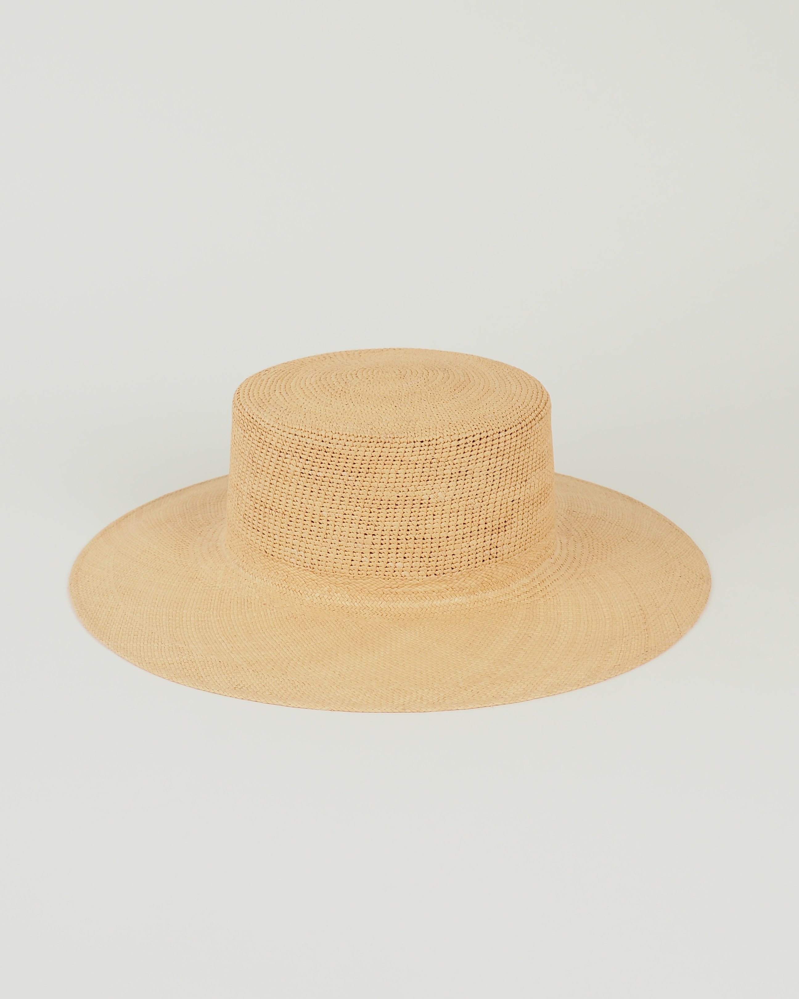 Cielo Hat in Tan Toquilla Straw - CLYDE