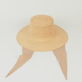 Cielo Hat w. Shade in Tan Toquilla Straw - CLYDE