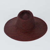 Caro Hat w. Neck Shade in Earth Brown Toquilla Straw - CLYDE
