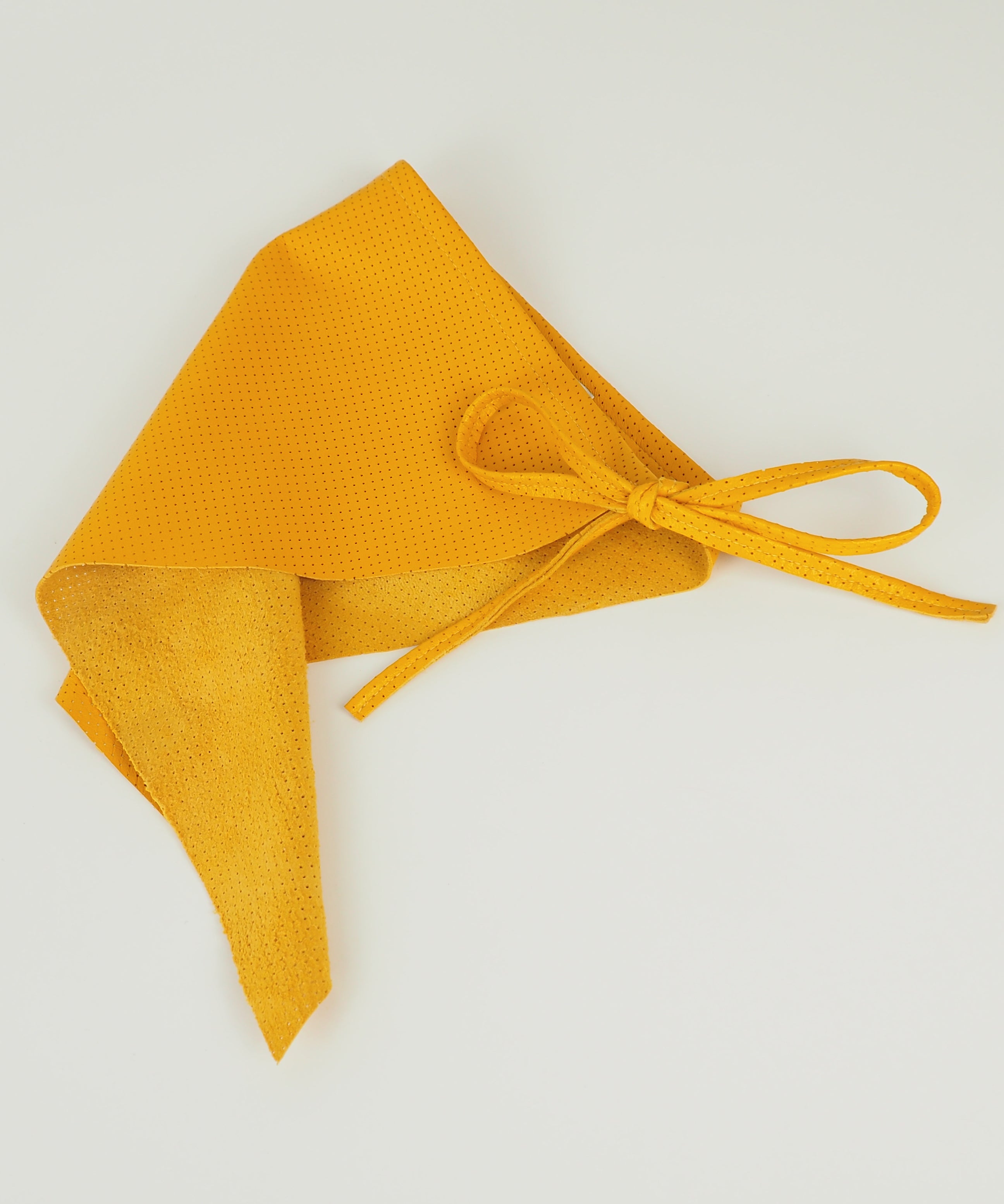 Vita Scarf in Yellow Perforated - CLYDE