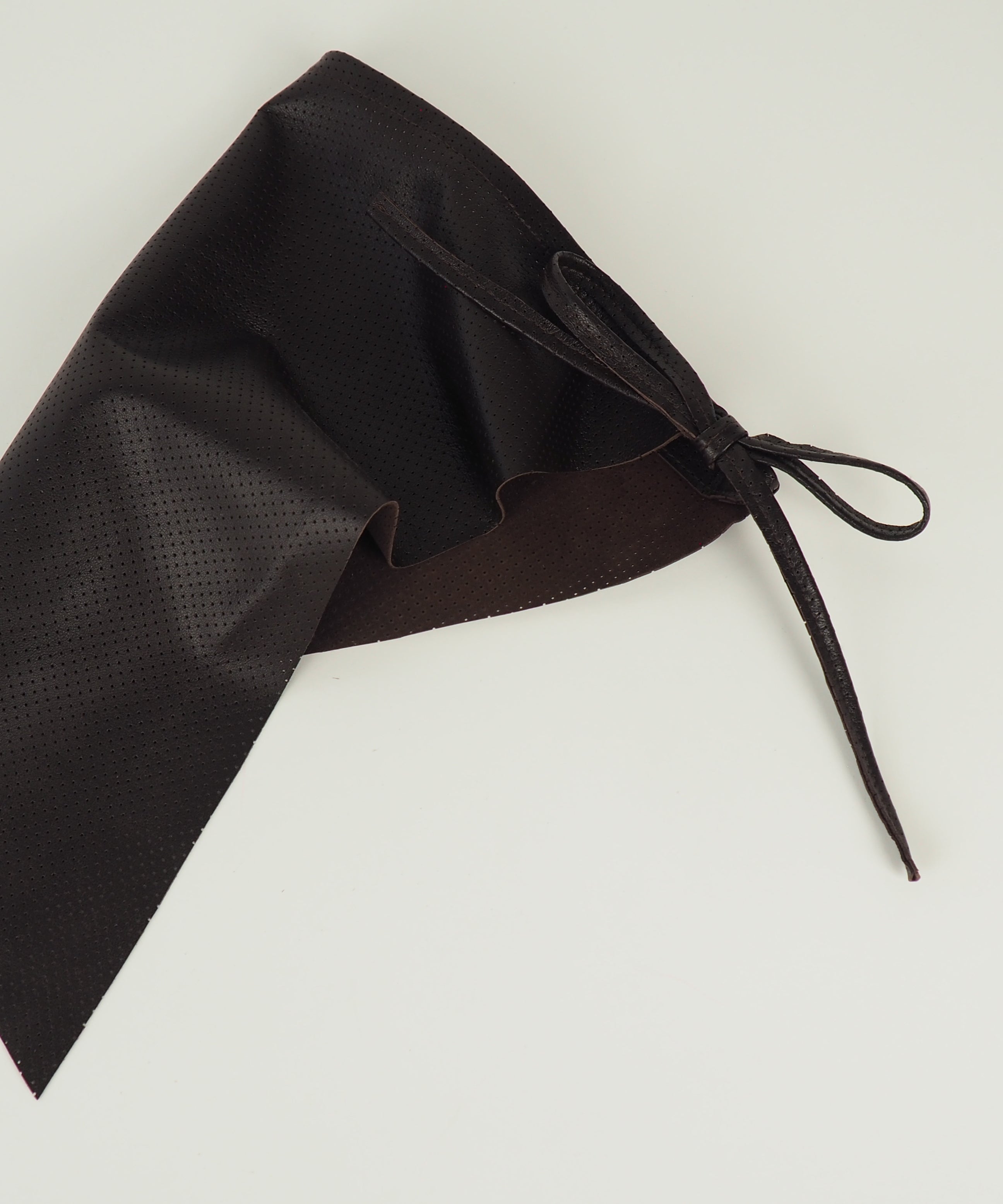 Vita Scarf in Espresso Periorated - CLYDE