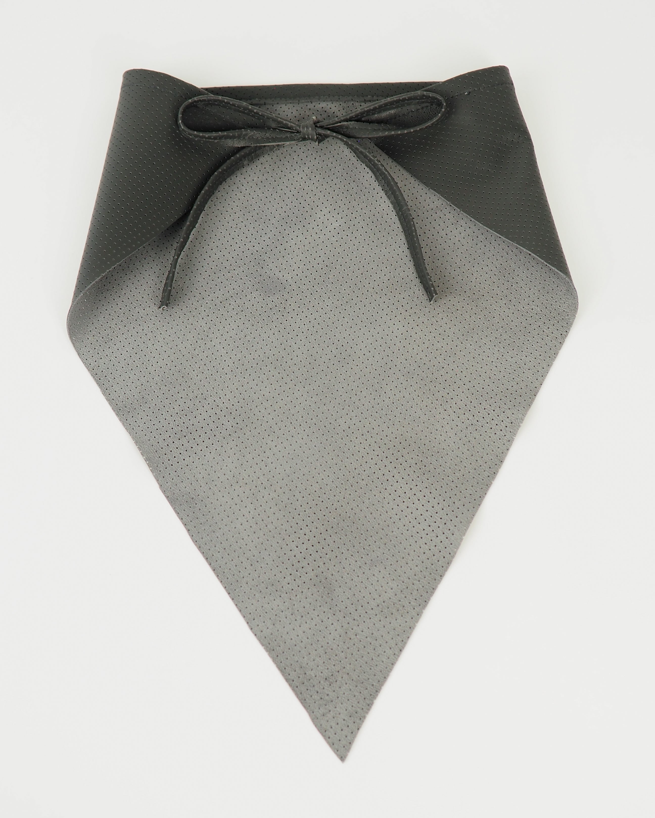 Vita Scarf in Grey Periorated - CLYDE