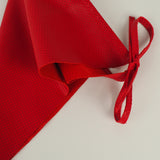 Vita Scarf in Red Perforated Lambskin - CLYDE
