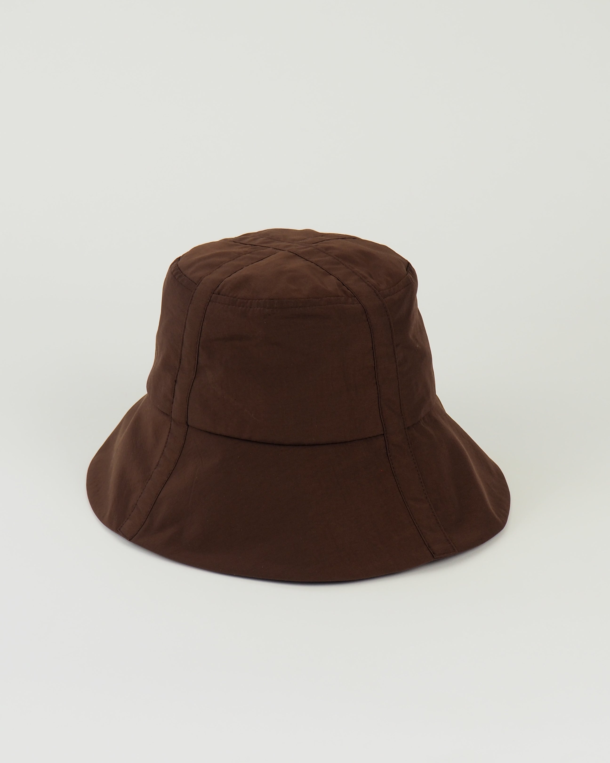 Swim Bucket in Brown Nylon - CLYDE
