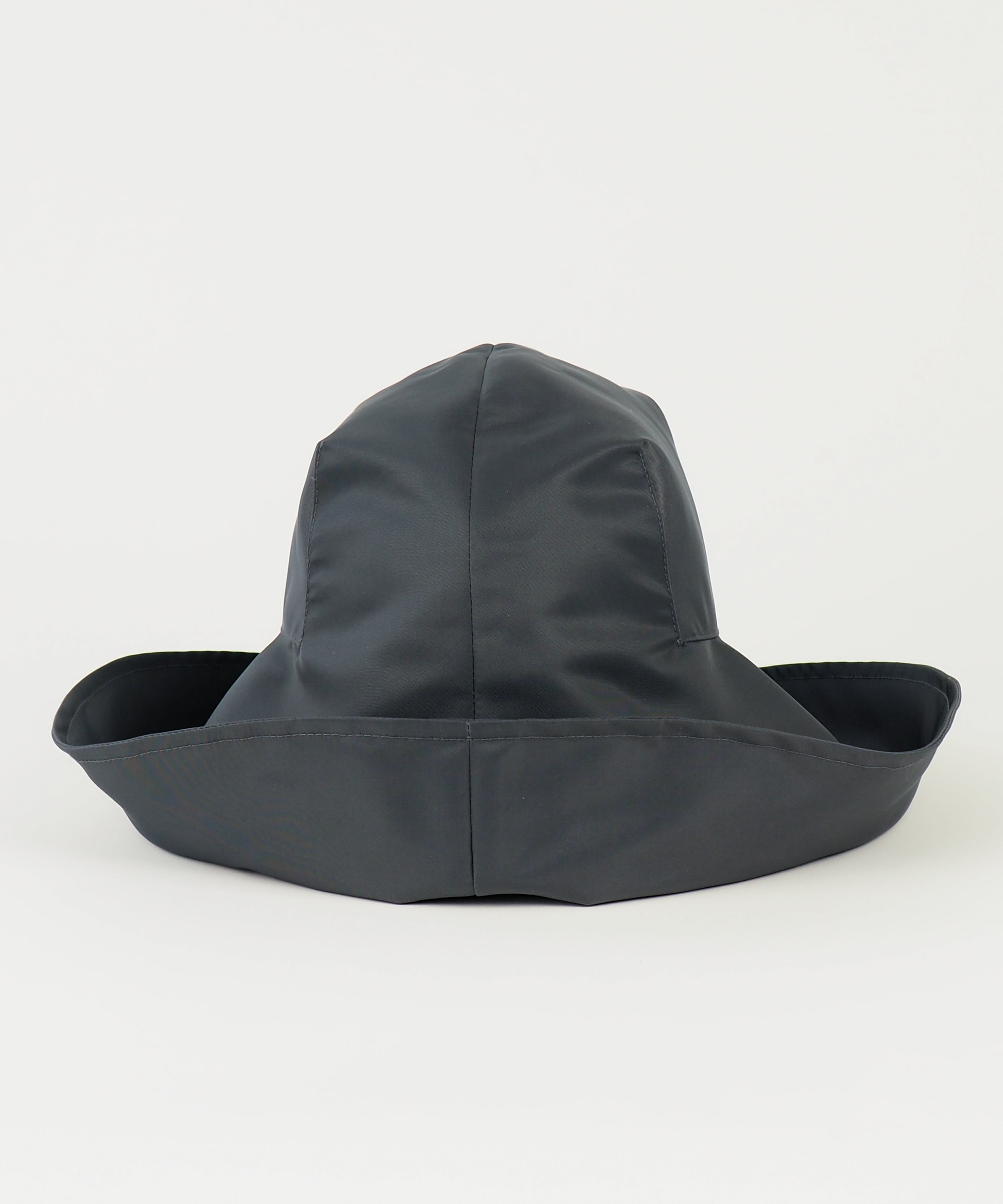 Iona Hat in Grey Flight Satin - CLYDE