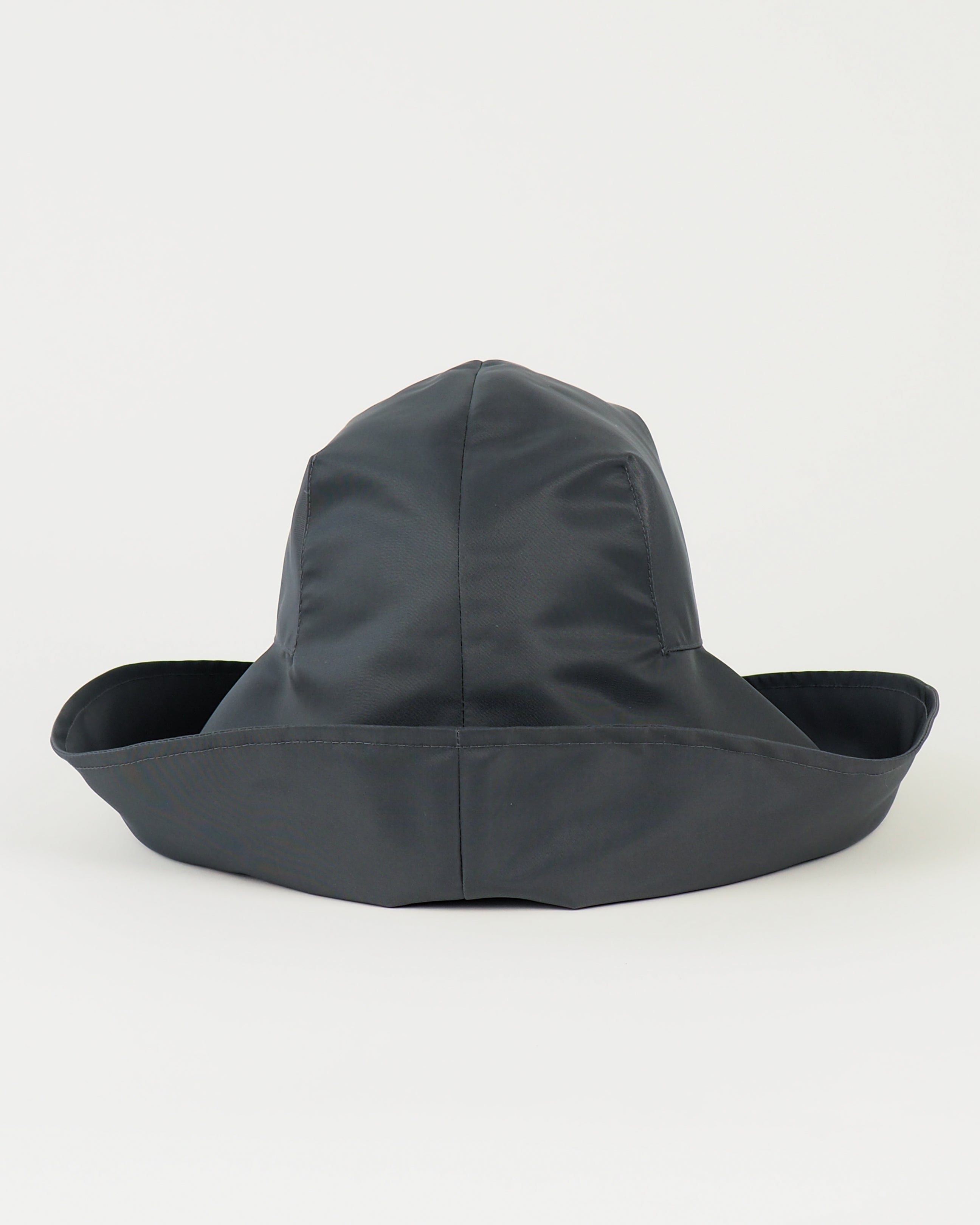 Iona Hat in Grey Flight Satin - CLYDE