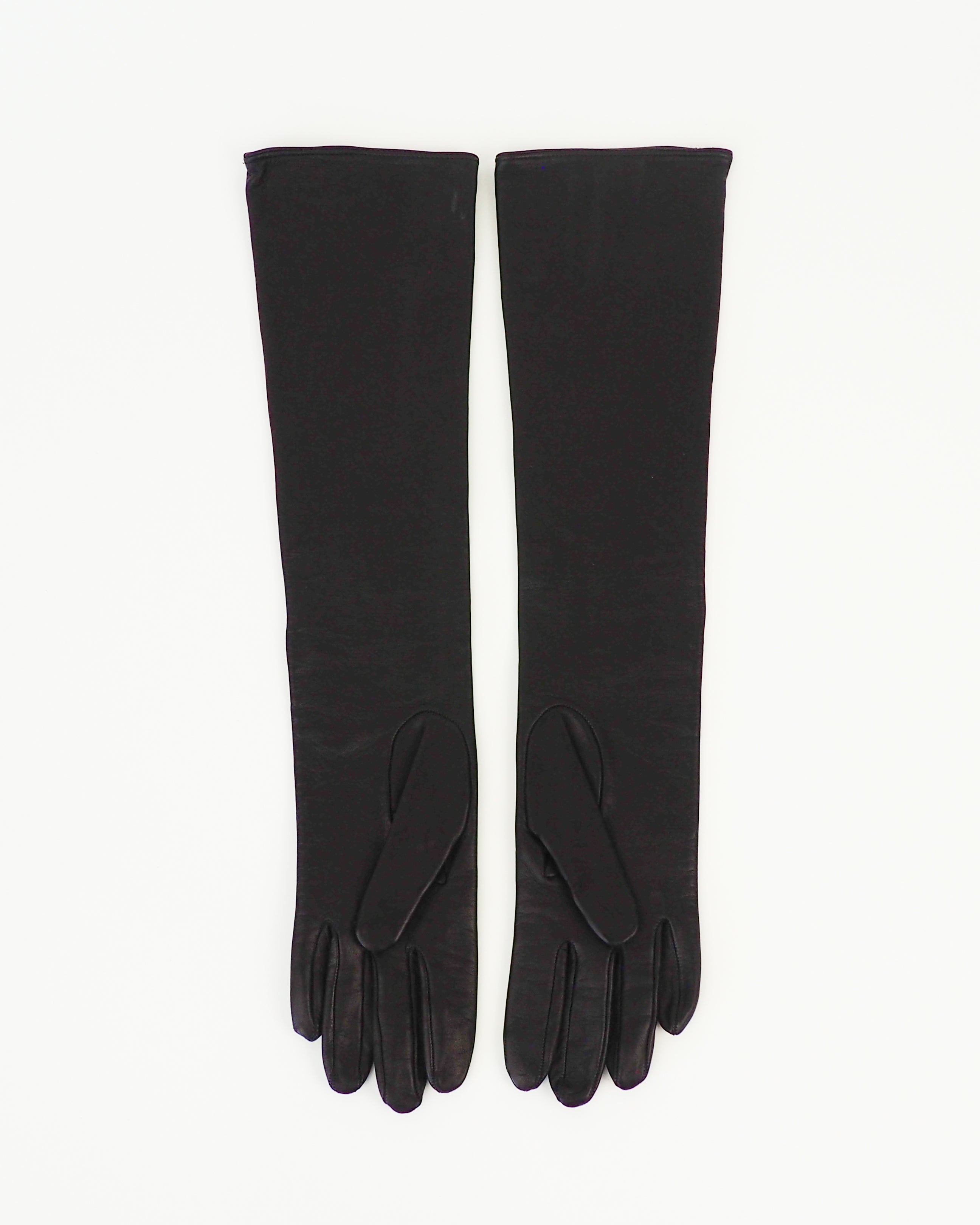 Racing Gloves in Black Nappa Lambskin - CLYDE