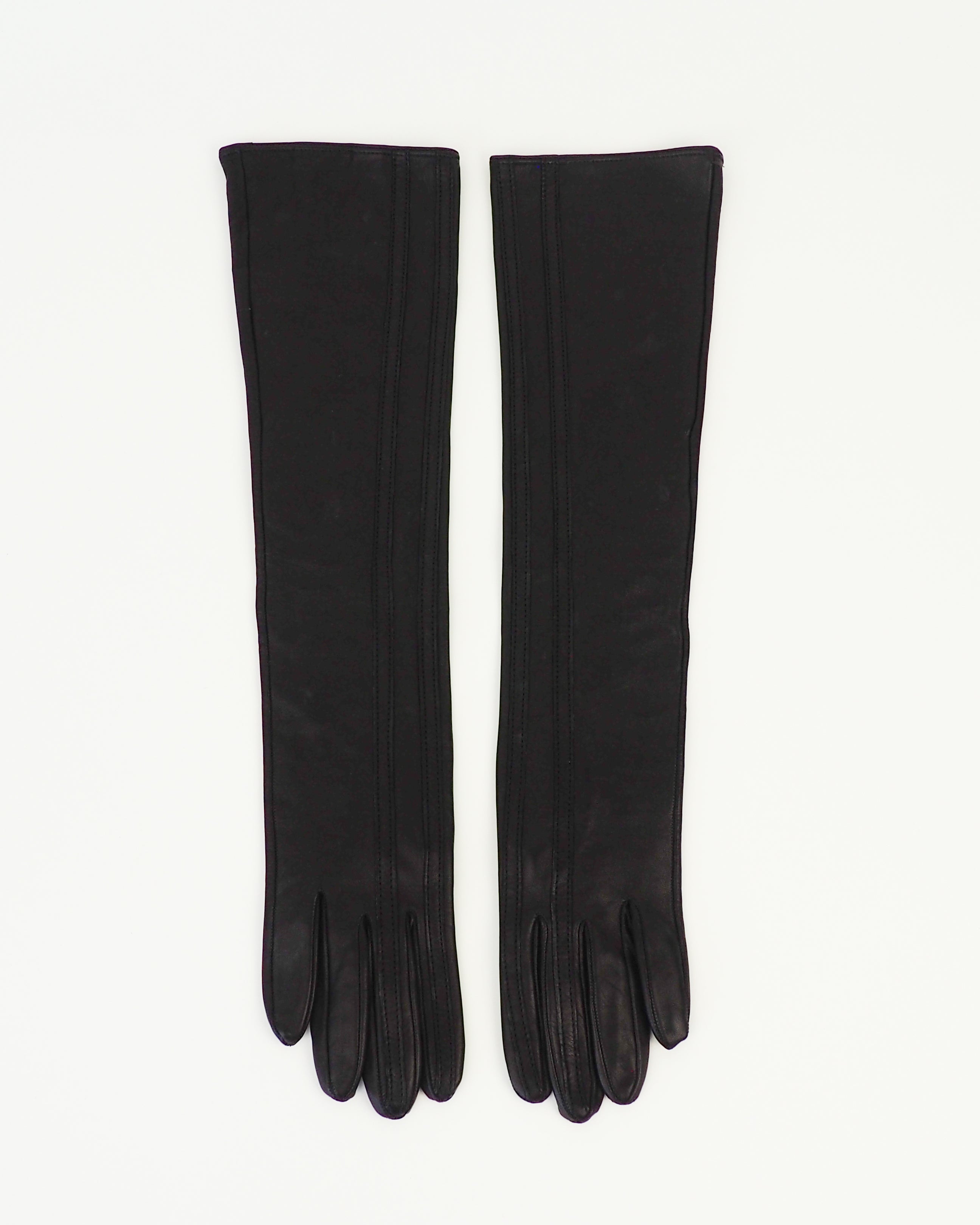 Racing Gloves in Black Nappa Lambskin - CLYDE