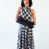 Racing Gloves in Black w. Black Stripe - CLYDE