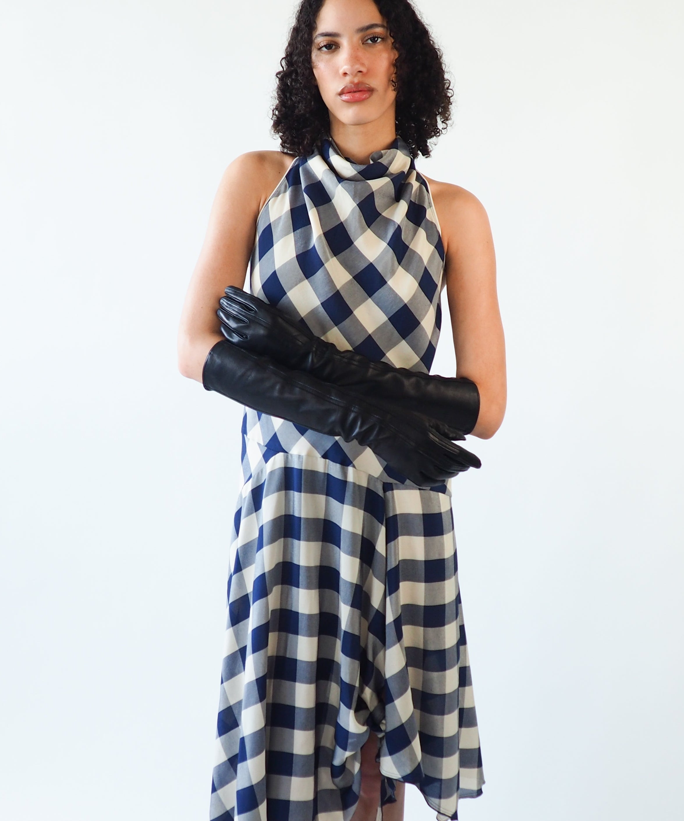 Racing Gloves in Black Nappa Lambskin - CLYDE